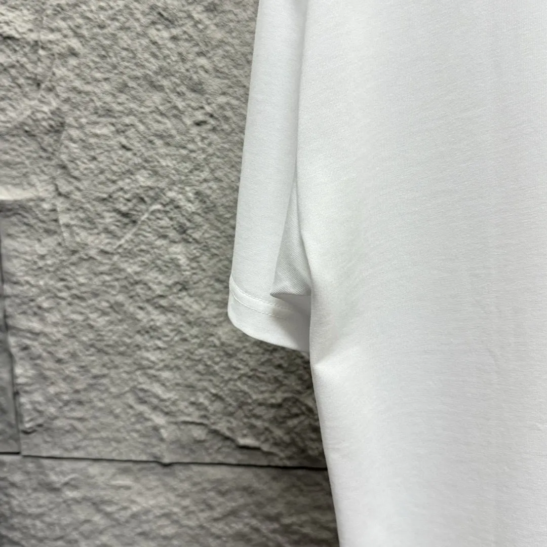 P150 Polo* Ralph Lauren 2025 spring and summer new style Classic pony embroidery Customized double yarn plain cotton fabric Short-sleeved T-shirt Uniform for men and women Color: black white light pink light blue Size: S (90-130 pounds) M (120-150 pounds) L (140-165 pounds) XL (160-180 pounds) XXL (180-210 pounds)